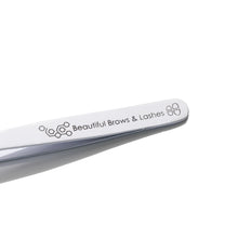 Load image into Gallery viewer, Lash Bomb Salon- Beautiful Brows and Lashes White Eyebrow Tweezers