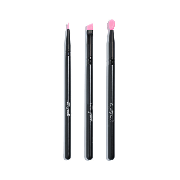 Pink Silicone Brushes - 3 Pack | Beauty Endevr