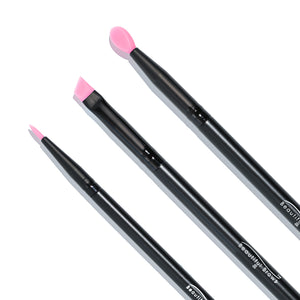 Pink Silicone Brushes - 3 Pack | Beauty Endevr