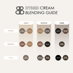 Hybrid CREAM Brow Stain Blending Guide