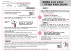 Laminated Procedure Card