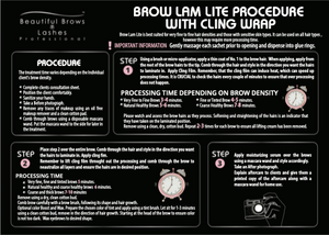 Brow Lamination Lite Procedure Form