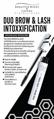 DUO Brow & Lash inTOXXification Flyer | Beauty Endevr