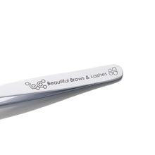 Load image into Gallery viewer, Lash Bomb Salon- Beautiful Brows and Lashes White Eyebrow Tweezers
